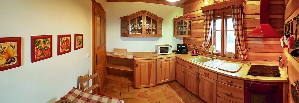 Kuchyň pro společné snídaně